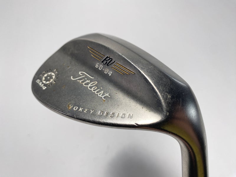 Titleist Vokey Spin Milled SM4 Chrome Lob Wedge LW 60* 4 Bounce Wedge RH