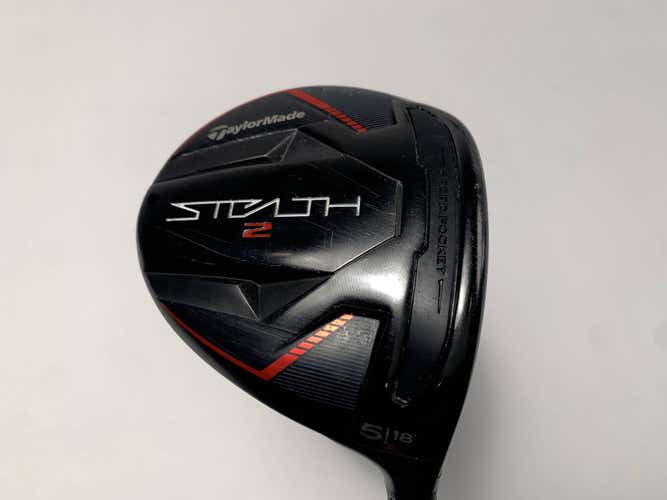TaylorMade Stealth 2 5 Fairway Wood 18* Fujikura Ventus Red TR 5R Regular RH