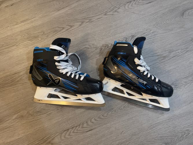 2025 Bauer GSX Goalie Skates 9.5 (Like New)