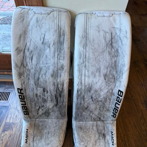 Medium Bauer Supreme Mach Goalie Leg Pads (Used)