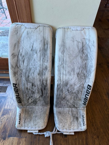 Medium Bauer Supreme Mach Goalie Leg Pads (Used)
