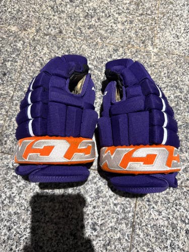 CCM Gloves Purple/Orange