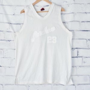 Monochrome All White Air Jordan 23 Basketball Jersey