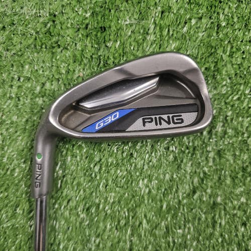 Left Handed Ping G30 Green Dot Single 7 Iron CFS Distance Stiff Steel LH 38.5"