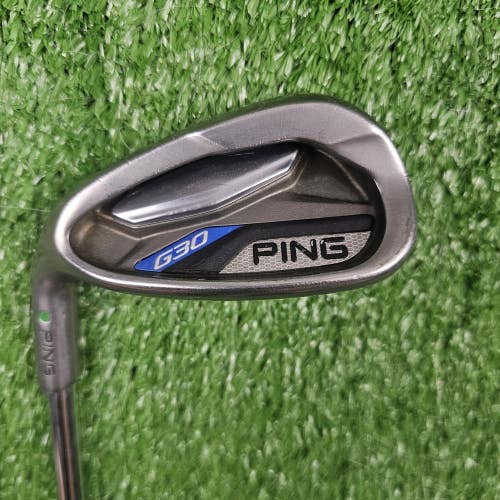 Left Handed Ping G30 Green Dot Pitching Wedge CFS Distance Stiff Steel LH 37"