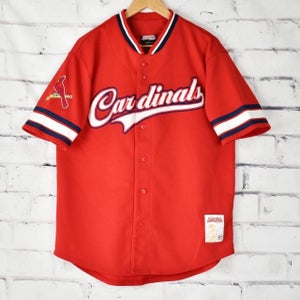 Vintage 90s St. Louis Cardinals Red Old School Embroidered Unisex Baseball Jersey