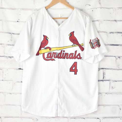 St. Louis Cardinals Molina No. 4 10 yr Stadium Anniversary Promo Jersey 2016