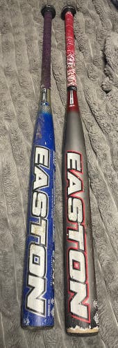 2005 Easton Synergy Bat (-8) 26 oz 34" (Used) and an a Synergy Flex blue SCN8 (usssa) 26oz