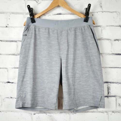 Lululemon T.H.E. Linerless Gray Athletic Training Shorts 11” Inseam