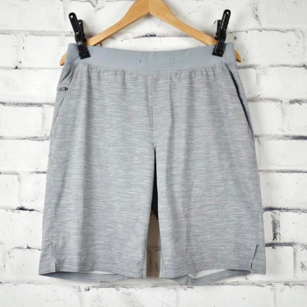 Lululemon T.H.E. Linerless Gray Athletic Training Shorts 11” Inseam