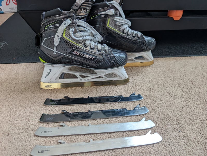 2023 Bauer Elite Hockey Goalie Skates Regular Width Size 3 (Used)