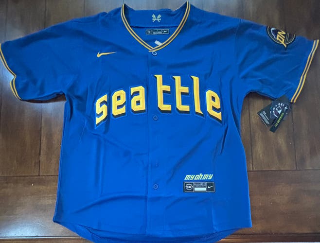Julio Rodríguez Seattle Mariners City Connect Jersey Adult Large NWT