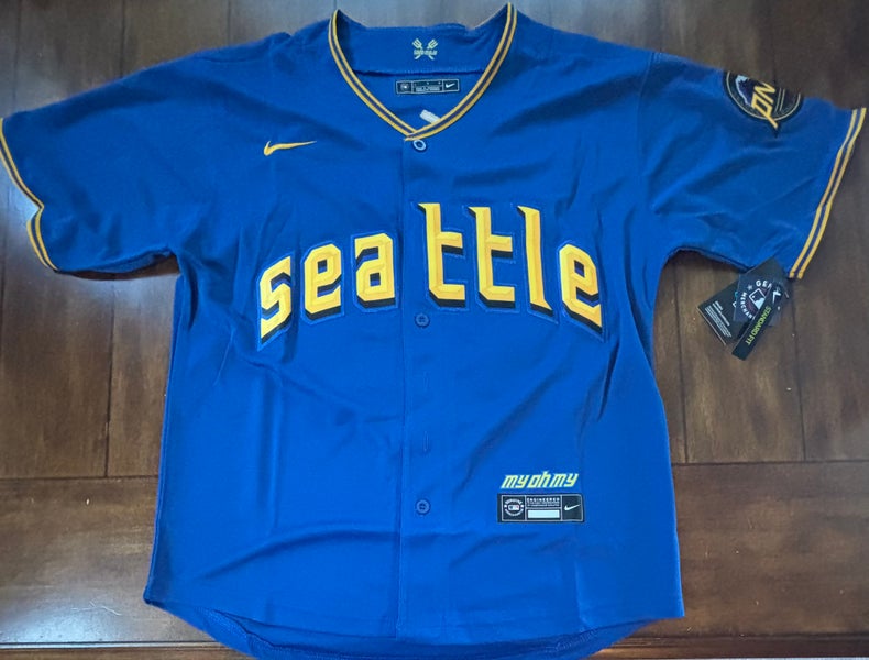 Julio Rodríguez Seattle Mariners City Connect Jersey Adult Large NWT