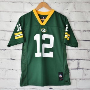 Youth  / Kids Green Bay Packers Rodgers 12 Fanwear Player Jersey Large 14-16