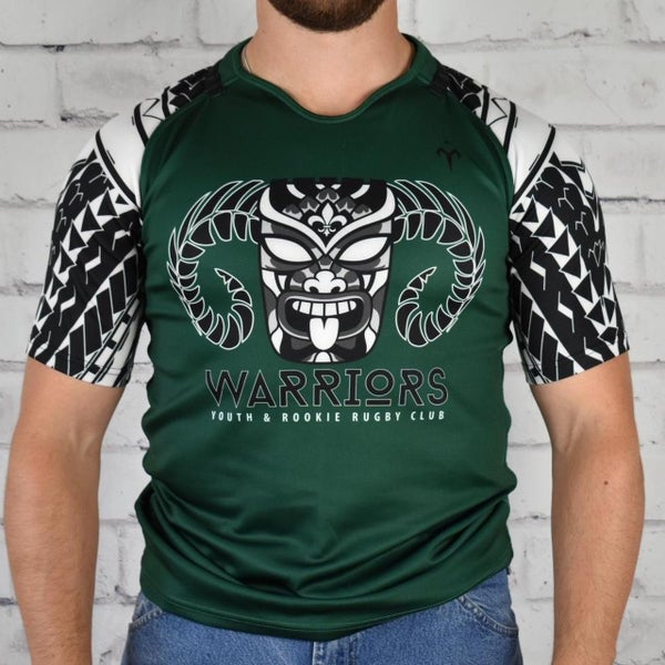 Tytan Warriors Rugby Club Tribal Graphic Youth L / Mens XS-S Rugby Jersey