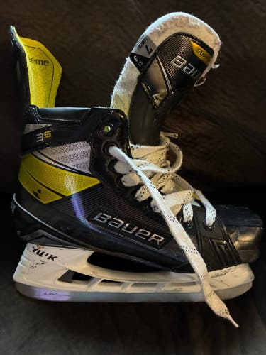 Bauer Supreme 3S Hockey Skates Extra Wide Width 7 (Used)