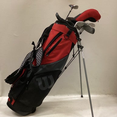 Used Wilson PROFILE SGI Mens Package Set RH Black And Red 9 Piece 11725-S000490186