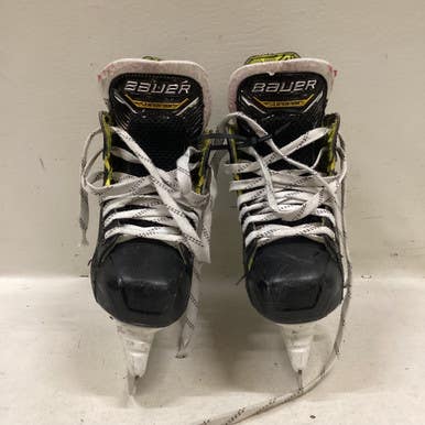 Used Bauer M4 SKATES Junior Hockey Skate Junior 01.5 11725-S000490257