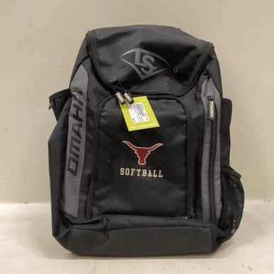 Used Louisville Slugger OMAHA BB/SB Player Backpack Black 11725-S000490349