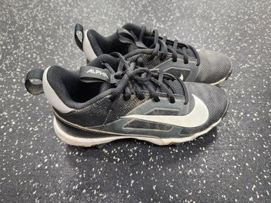Used Nike ALPHA BB/SB Cleats Black And White Junior 03 11849-S000030876