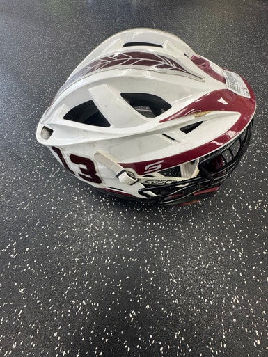 Used Cascade S Lacrosse Helmet White One Size 11849-S000030958