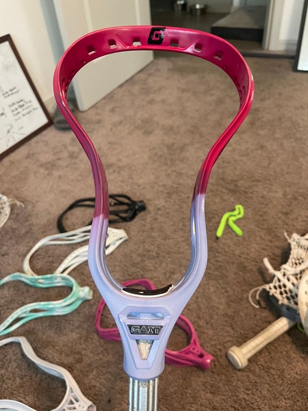 Red/blue dyed Gait GC3 Unstrung Head (Used)