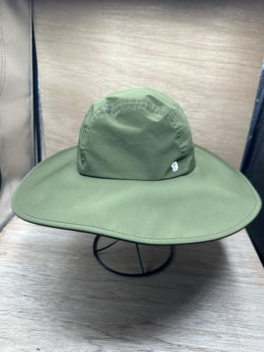 Mountain Hardwear Exposure 2 Gore-Tex Infinium Black Green Hat Wide Brim
