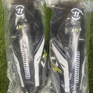 Senior Warrior Alpha LX 20 14" Shin Pads (New)