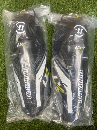 Senior Warrior Alpha LX 20 14" Shin Pads (New)