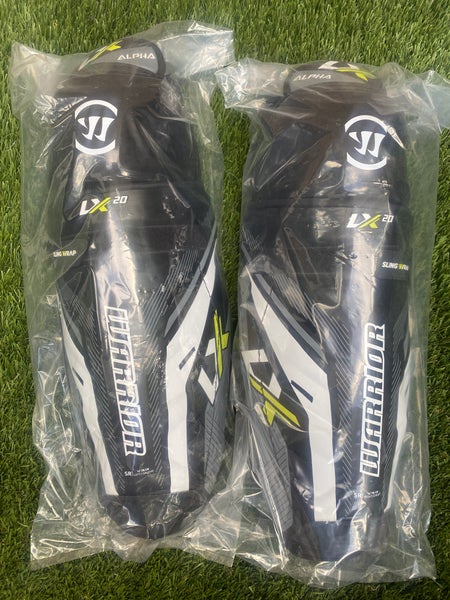 Senior Warrior Alpha LX 20 14" Shin Pads (New)