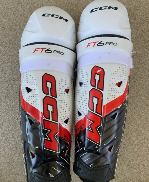 Senior CCM Jetspeed ft6 pro 15" Shin Pads (Used)