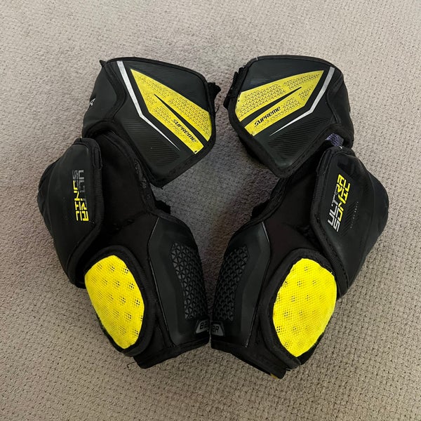 Senior Medium Bauer Supreme Ultrasonic Elbow Pads Pro Stock (Used)