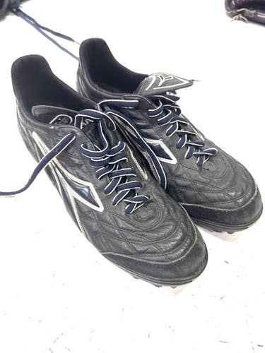 Used Diadora Soccer Turf Shoes Black Youth 08.5 11860-C000296629