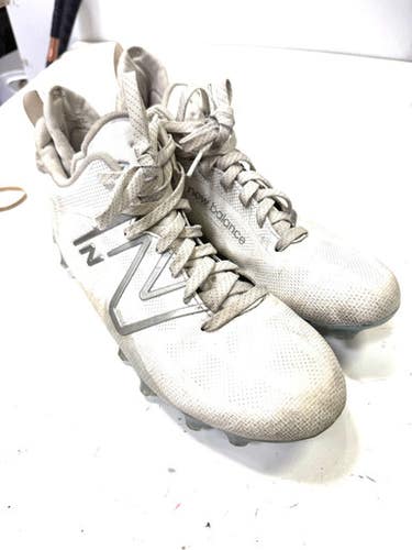 Used New Balance LAX Cleats Mens White Senior 10 11860-C000296625