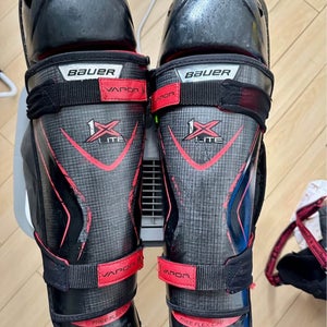 Senior Bauer Vapor 1X Lite 16" Shin Pads (Used)