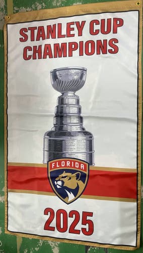 Florida Panthers Stanley Cup Champions Banner Flag 2025 2024 3 Ft X 5 Ft 3x5 NHL