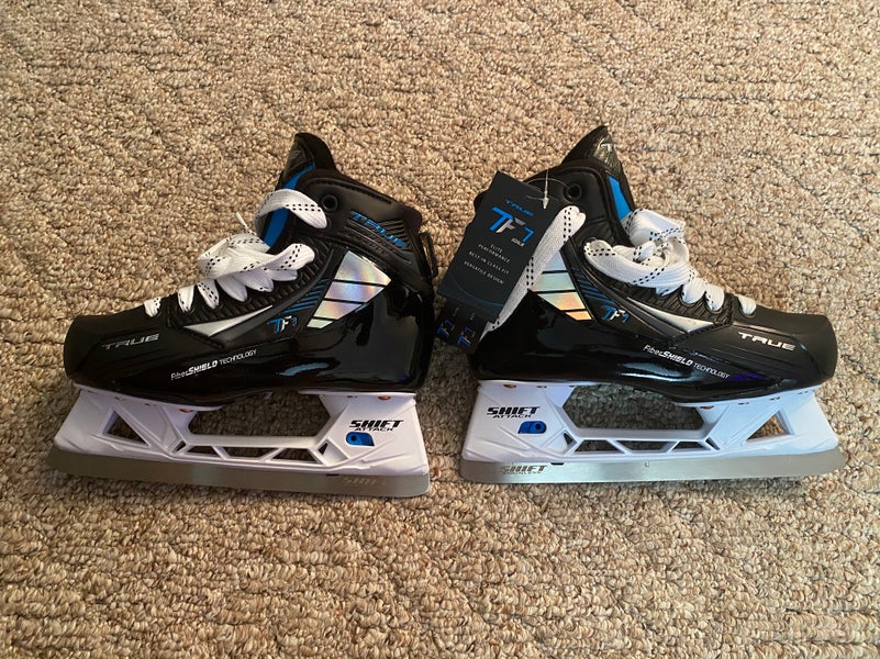 True TF7 Goalie Skates Regular Width Size 3.5 (New)