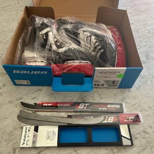 2024 Bauer Vapor Hyperlite 2 Hockey Skates Regular Width 10.5 (New)