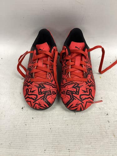 Used Puma Soccer Cleats Red Youth 11.0 11851-S000036905
