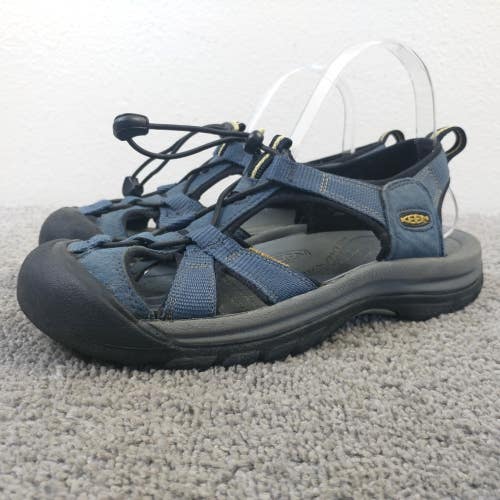 Keen Venice H2 Sandals Womens Size 8.5 Shoes Blue Hiking Waterproof Slingback