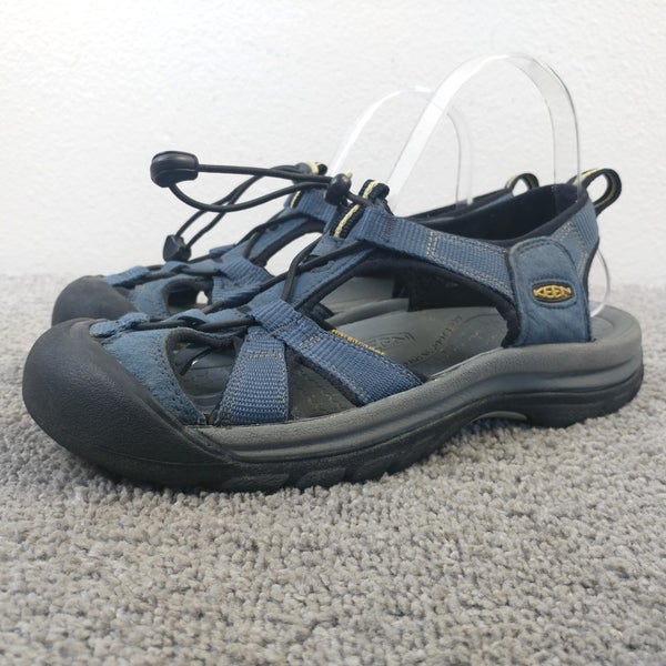 Keen Venice H2 Sandals Womens Size 8.5 Shoes Blue Hiking Waterproof Slingback