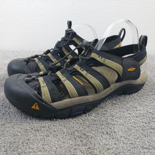 Keen Newport H2 Sandals Mens Size 11 Shoes Waterproof Slingback Hiking Tan Black