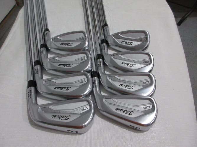 Titleist 620CB Forged Iron Set - 3-PW - PX LZ 6.0 120 Stiff Flex Steel - MINT