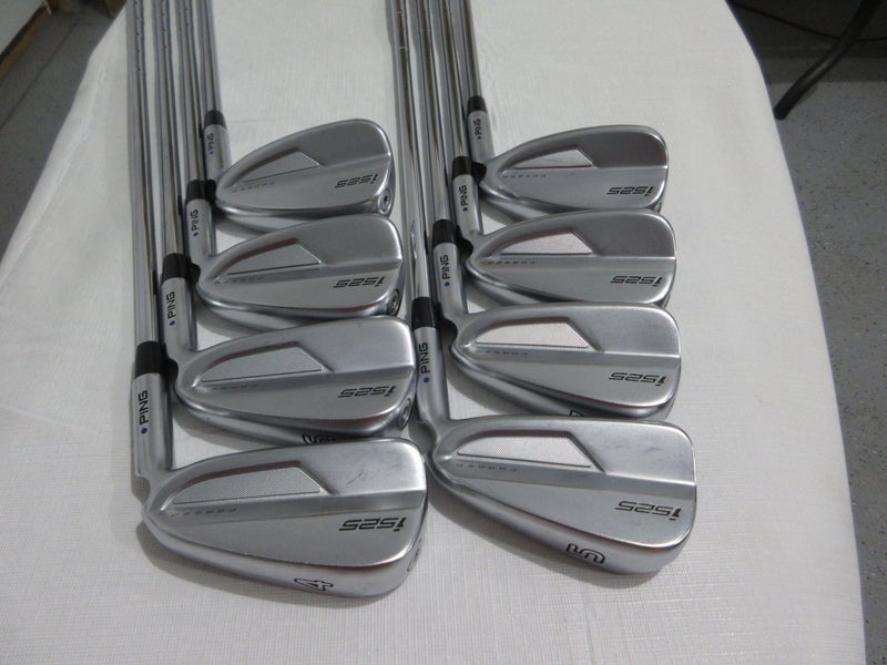 Ping i525 Iron Set - 4-PW, UW - Stiff Flex Steel - Blue Dot +0.75" Long