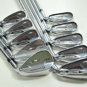 TaylorMade RSi 1 3-PW,AW,SW Iron Set Stiff Flex Right 90g Reax Steel # 199839
