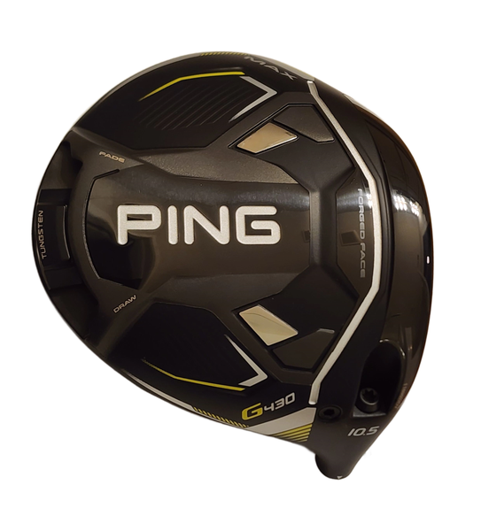 NEW (NEVER HIT) PING G430 MAX 10.5° Driver Head + HC – RH
