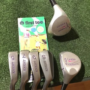 Knight Left Handed Ladies Lancer Full Set (D, 3W, 5i, 7i, 9i, SW) Steel Shafts