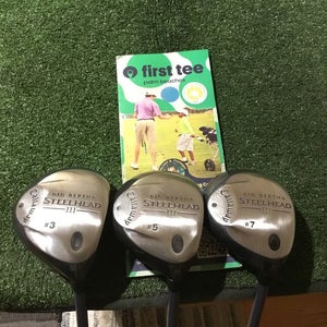 Callaway Ladies Big Bertha Steelhead III Woods Set (3W, 5W, 7W) Graphite Shafts