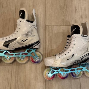 Hockey Player Skates (Inline) - Alkali Cele Air - Never Used - Free CONUS Ship