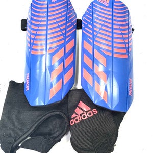 Used Adidas Soccer Shin Guards Junior Navy Blue SM 11860-S000296605